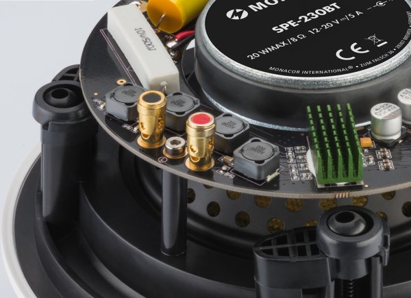 Monacor SPE-230BT 13cm Bluetooth-Hi-Fi-Einbaulautsprecher-Stereo-Set